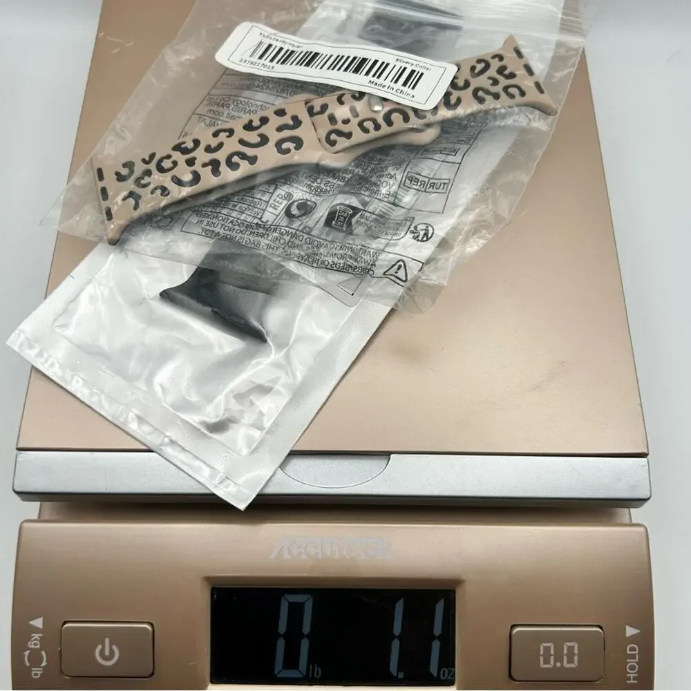 2 Pack Apple Watch Bands 38 40 Matte Black & Blush Leopard NEW